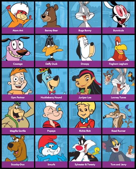 boomerang channel characters